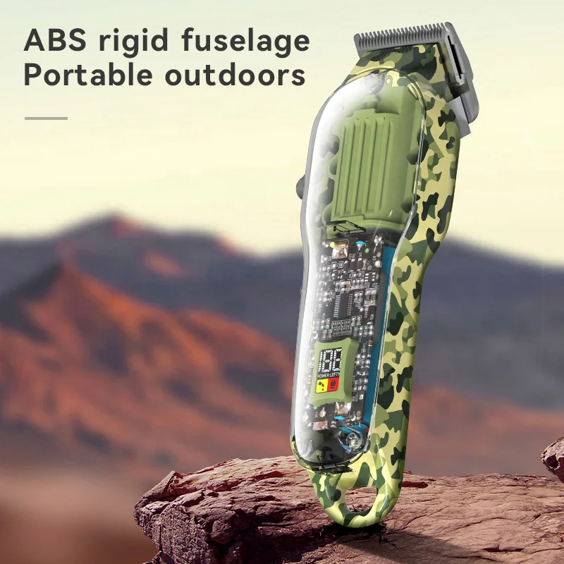 Профессиональная машинка для стрижки волос Kemei перезаряжаемая Беспроводная