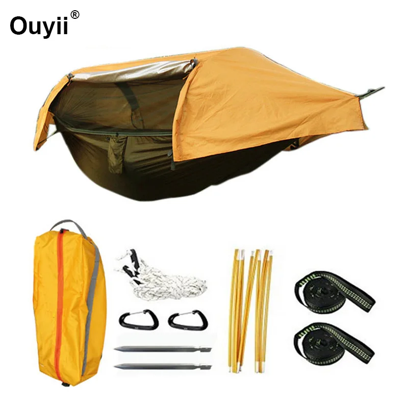 Спортивный гамак для дома путешествий кемпинга Сверхлегкий охотничий спящий