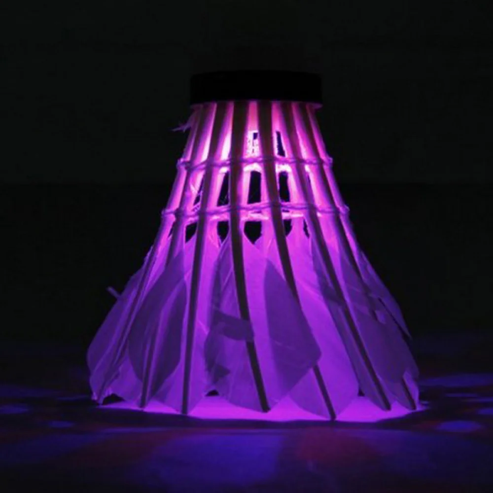 

Novelty Sport LED Glowing Badminton Shuttlecock - 2 pcs/set (Red Light)