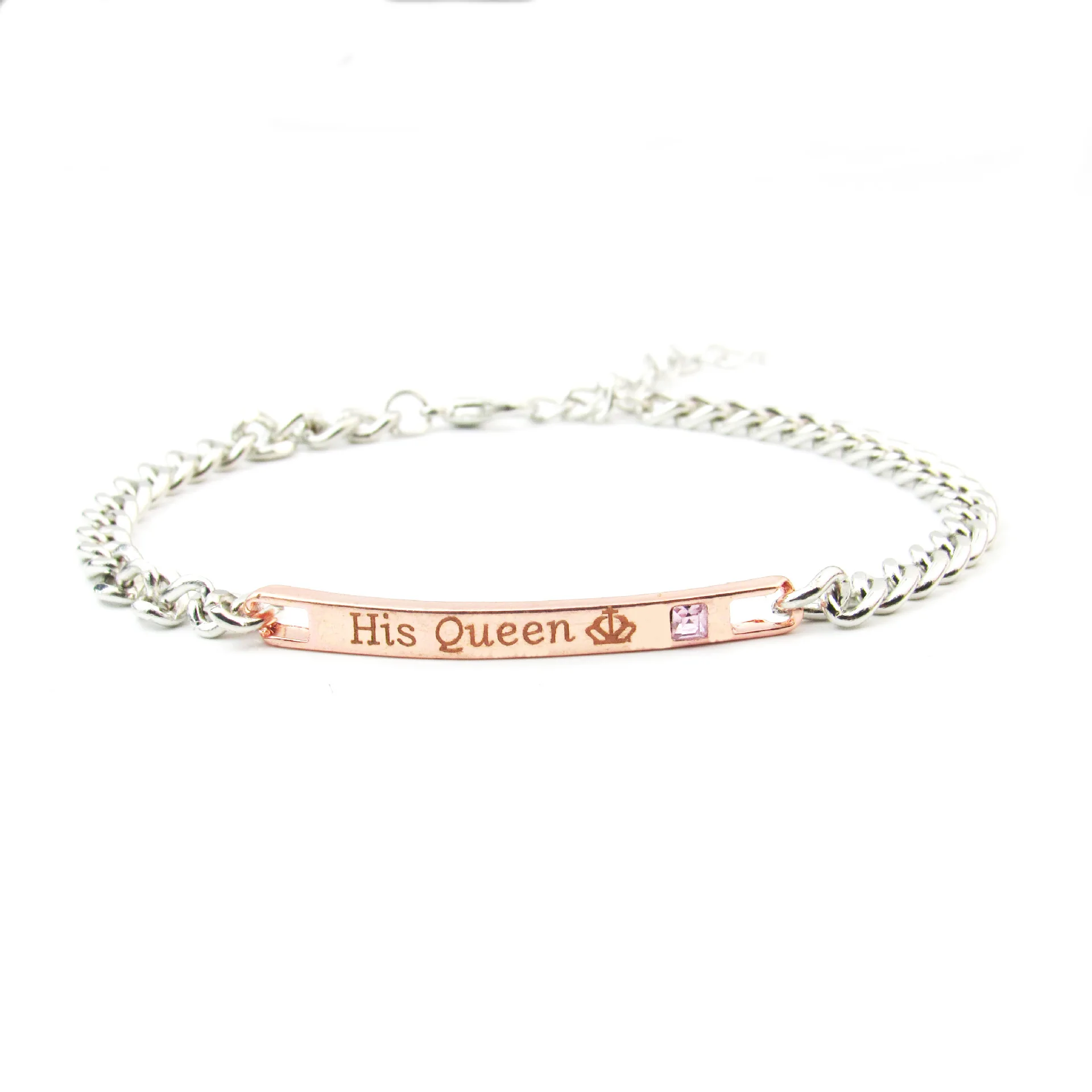 

New fashion couple bracelet jewelry couple rose gold men's and women's bracelets couple bracelets gifts