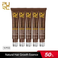 10 pcs natural hair growth essence for anti hair loss care products regrowth hair scalp massage roller treatments oil men women