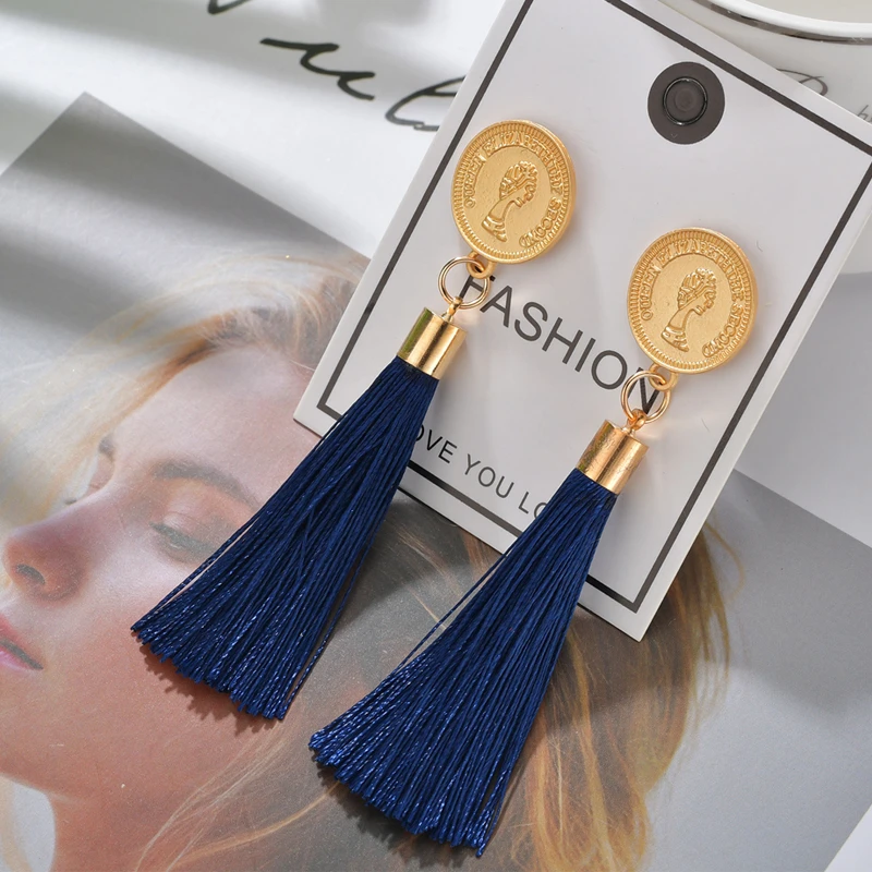 28 стилей гипербола длинные висячие серьги с кисточками для женщин девушек