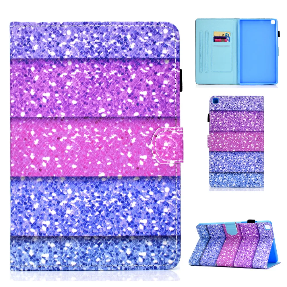 Откидная подставка кожаный чехол с магнитной крышкой для Samsung Galaxy Tab A 8,0 SM-T290 SM-T295 T297 Tablet Coque+ пленка+ ручка