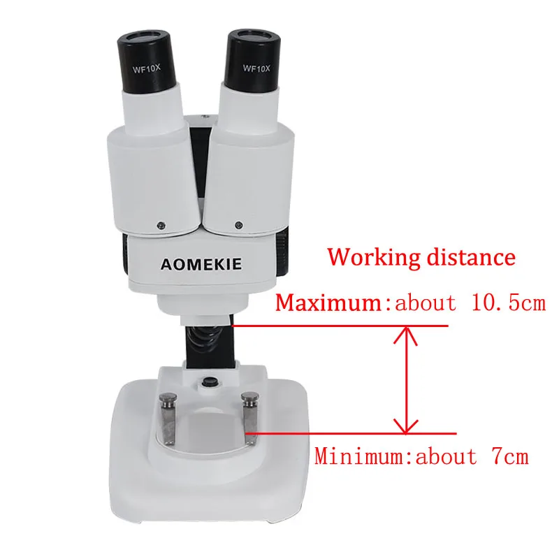 

Binocular Stereo Microscope 20x/40x Above Led Lights Pcb Solder Tool Mobile Phone Repair Mineral Watching Microscopio