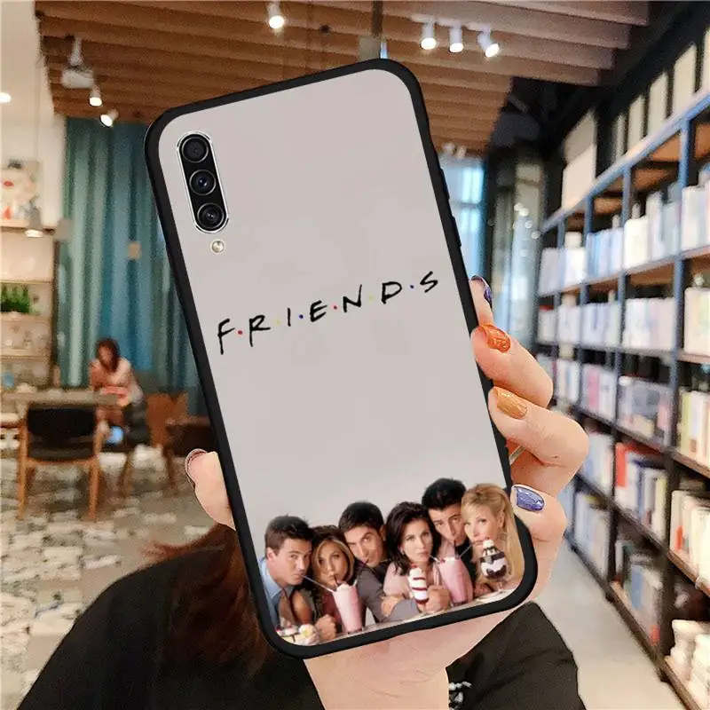 

Friends tv show pattern Phone Case For Samsung galaxy A S note 10 7 8 9 20 30 31 40 50 51 70 71 21 s ultra plus