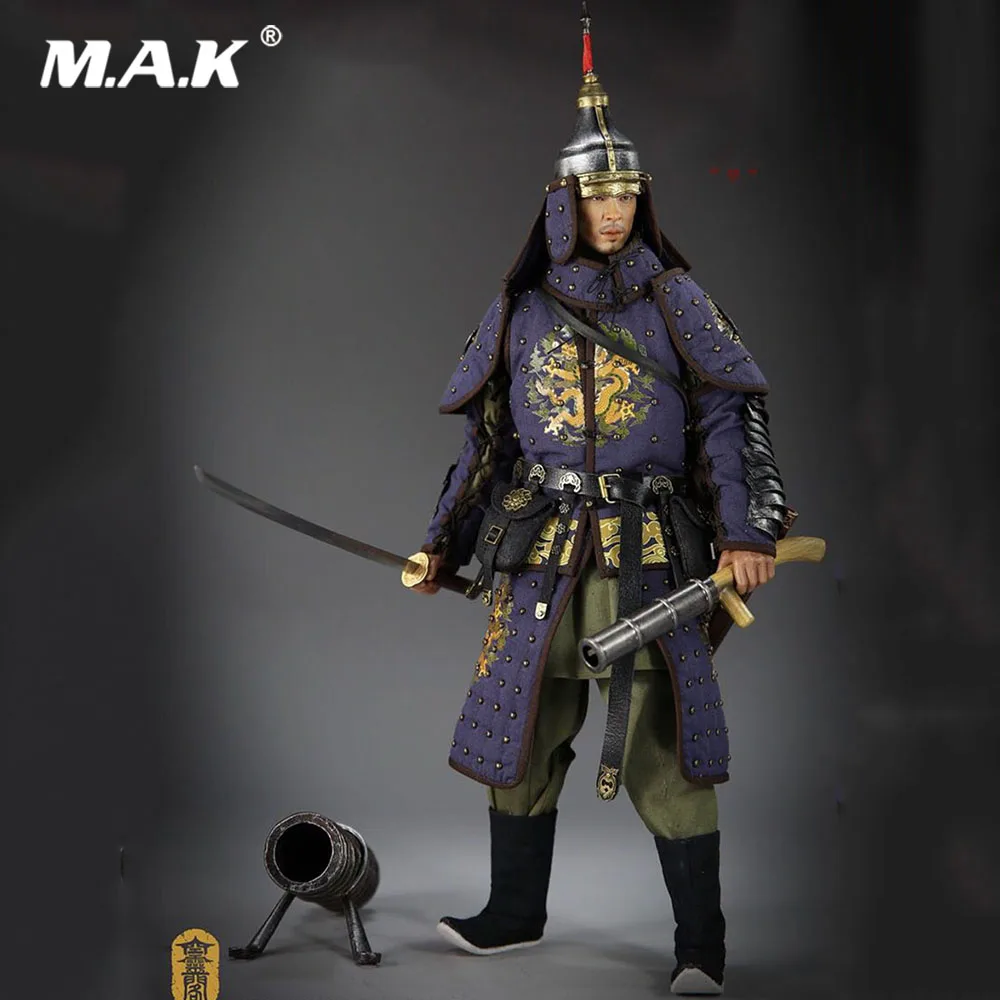 Goedkoop In Voorraad KLG-R016 1/6 Schaal Collectible Volledige Set Adjunct Algemene Van Liaodong Guan Ning Cavalerie Action Figure Model Voor Fans Geschenken