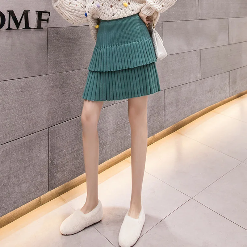 Юбка, мини юбка с высокой талией для женщин, Harajuku, Облегающие юбки размера плюс, для девушек, тянущаяся, Повседневная зимняя юбка, одежда, низ, saia jupe