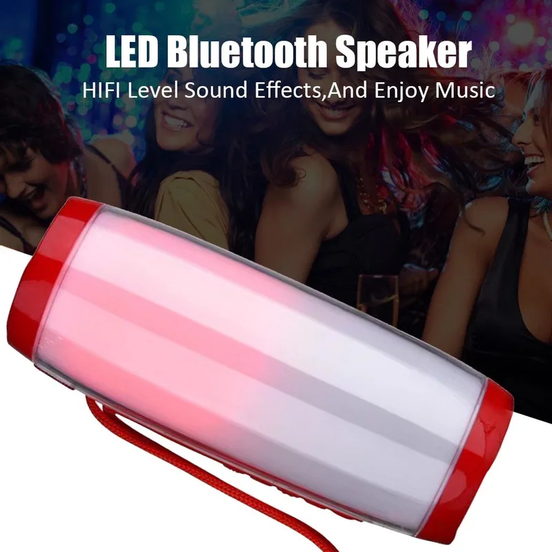 Bluetooth Динамик мини Беспроводной громкий светодиодный TF USB Сабвуфер s Mp3 стерео