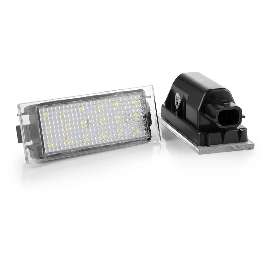 2x светодиодсветодиодный SMD лампы для номерного знака Renault Megane III Laguna II Phase Espace Clio IV