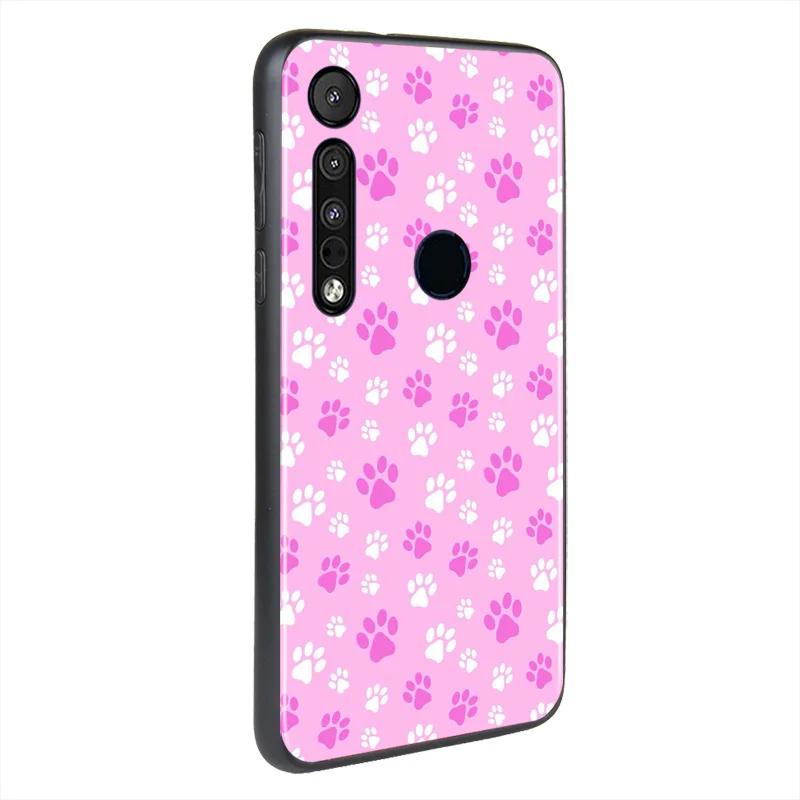 

Cat Dog Paw For Motorola Edge G Stylus 5G G8 G9 Play Power Lite One Huper Marco Fusion Plus Phone Case