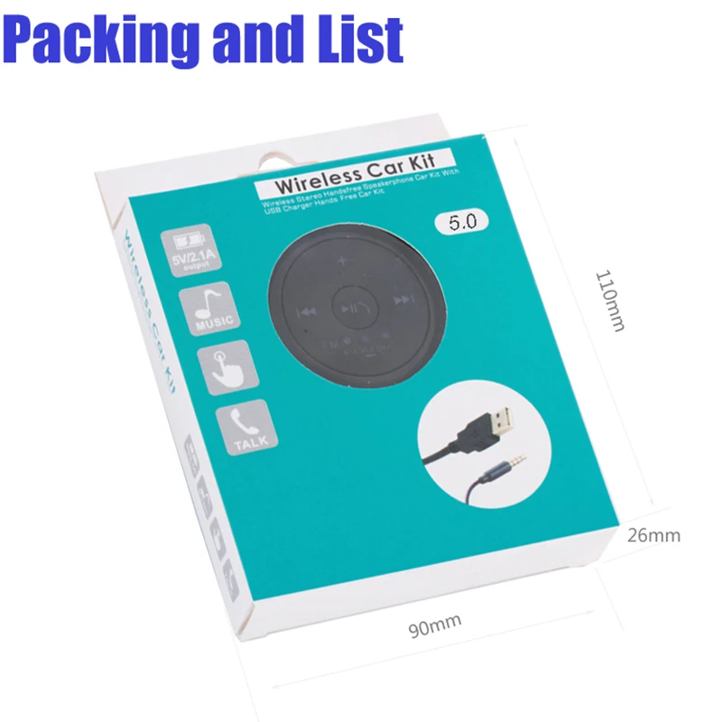 Магнитный Bluetooth аудио ресивер DISOUR автомобильный комплект громкой связи