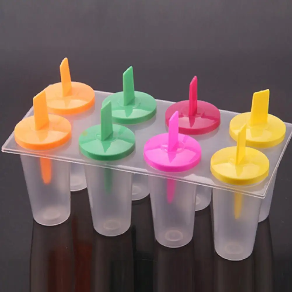 

8Pcs Ice Cream Eco-Friendly Summer Discount Fashion Ice Cream PollY Maker Form DIY Pop Mould Frozen ICE Molds Tools