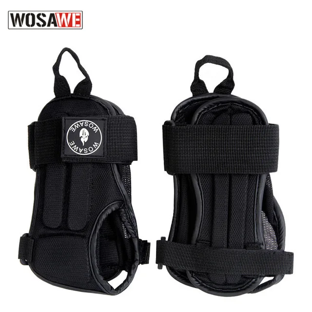 WOSAWE 1 Pair Motorcycles Adjustable Guard Wrist and Palm Protection Support Brace Pads EVA Skating Hand Shockproof Wristbands | Автомобили