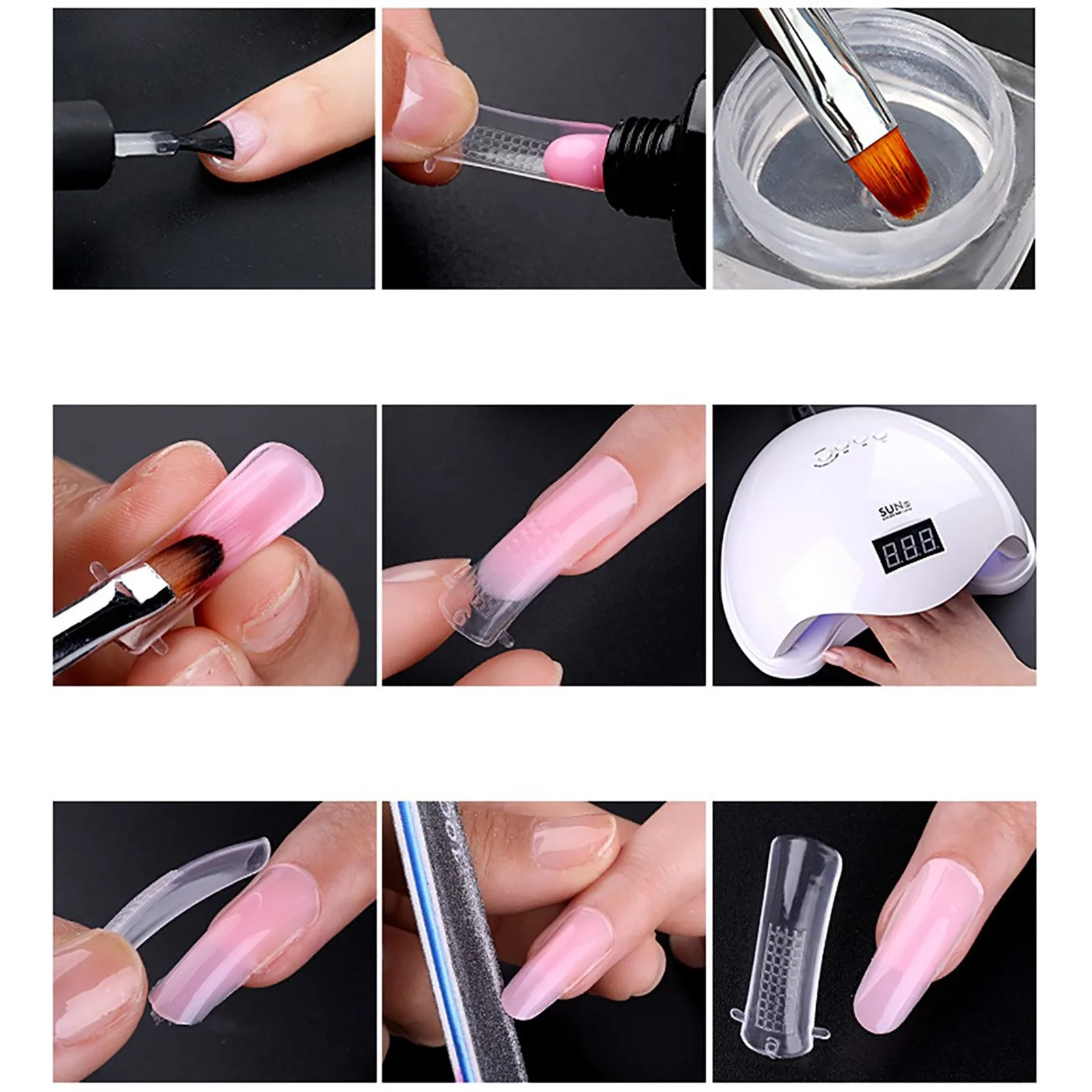 

Nail Extension Builder Gel Kit Quick Building Set Nail UV Nail Art Gel Nail Tools 20ml Acrylic Gel Polish Nails Extension