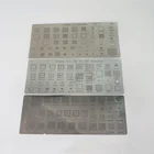 3 шт. универсальные трафареты BGA 3 в 1, Прямой нагрев, комплект трафаретов BGA для ремонта телефона Samsung HTC Huawei Android MTK