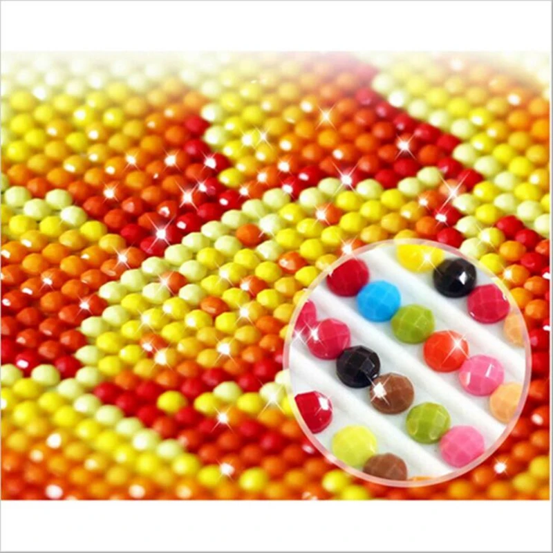 Алмазная 5D живопись сделай сам Набор для вышивки крестиком из смолы с