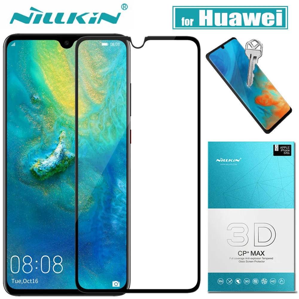 Huawei mate 20 Pro Защитное стекло для экрана Nillkin 3D полное покрытие Защитное стекло для huawei mate 20 закаленное стекло
