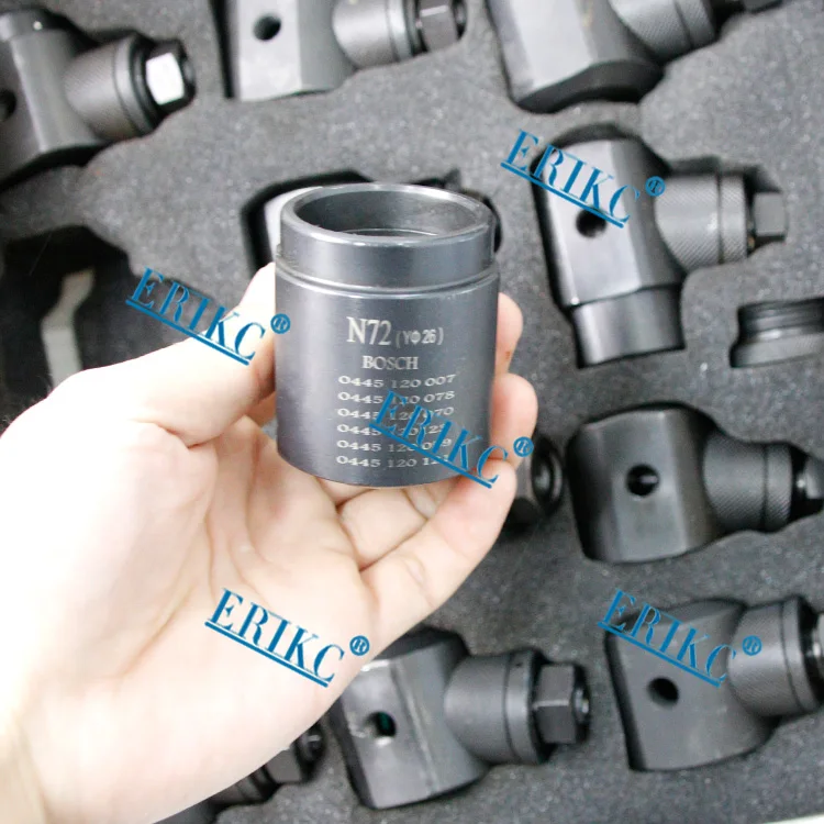 

ERIKC 12pcs Common Rail Tool Tester Clamping Adapter Repair Kits total