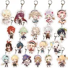 Брелок Genshin Impact для ключей, акриловый, с героями мультфильмов, косплей