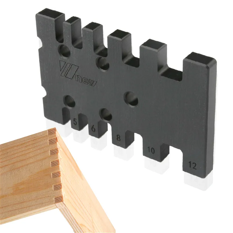 Высокоточный Калибр карты Tenon метрический и имперский деревообрабатывающий