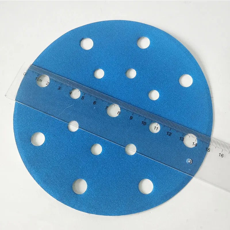 18 шт. наждачная бумага 6 дюймов 17 отверстий сухая шлифовальная круглая