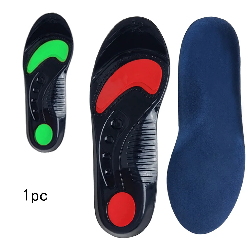 

1 Pair Insoles Men Women Shock Absorption Full Length Stretch Fabric Lightweight Shoes Accessories Sports Reusable Comfort Soft