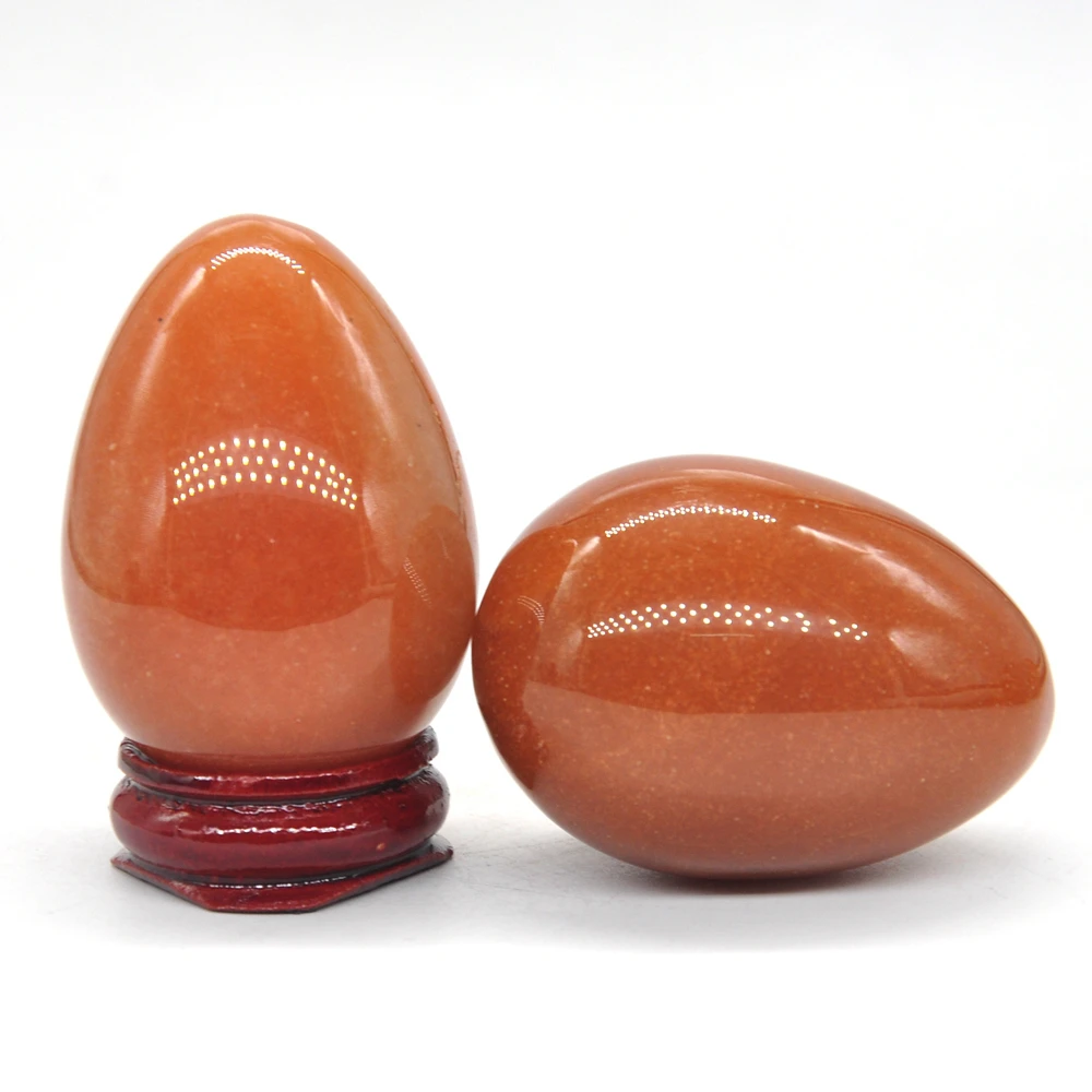 36x50 мм цвета: оранжевый авантюрин яйцевидной формы камень Исцеление натуральных