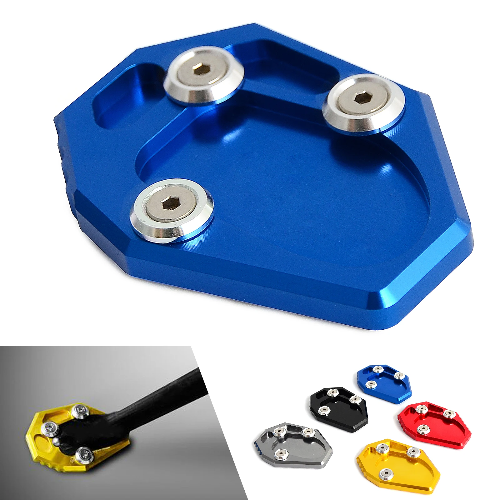 Мотоциклетные Подставки Pad боковая стойка Поддержка для Yamaha MT 07 2014 2015 2016 FZ6 S2 ABS 2004
