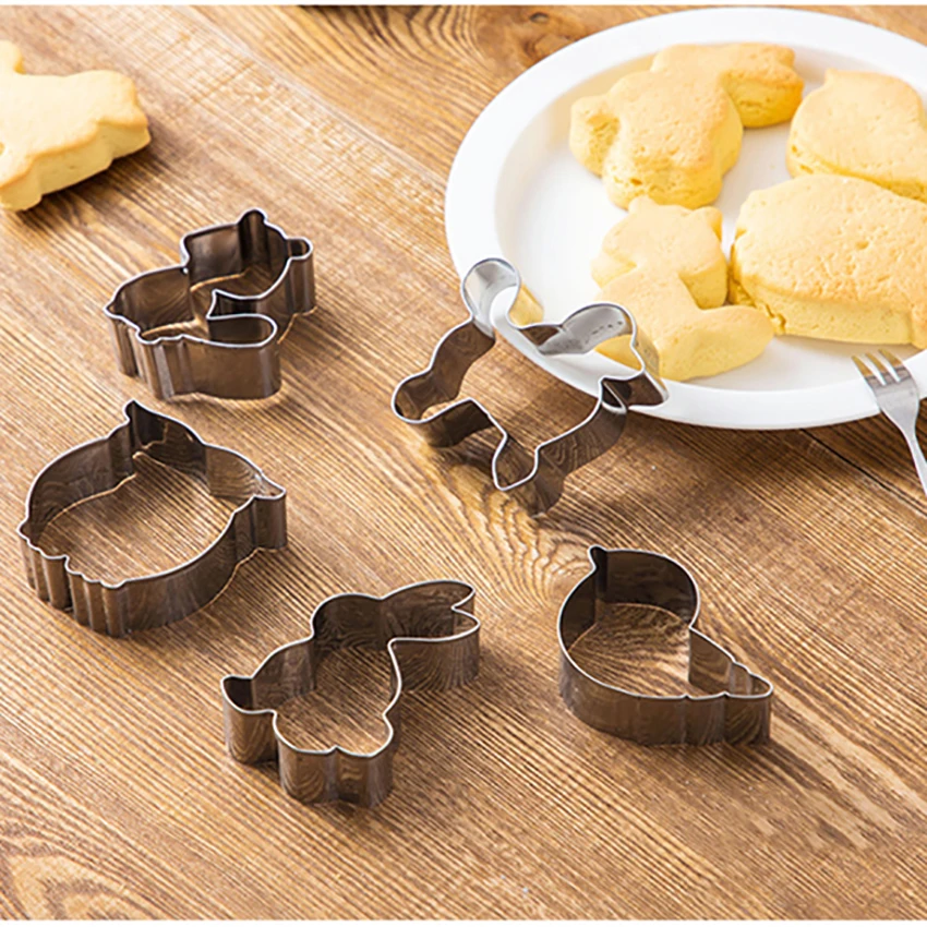 Форма для печенья в форме милых животных гаджеты из нержавеющей стали форма