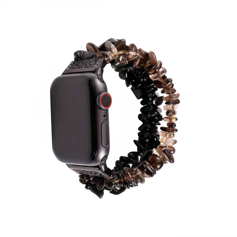 Натуральный Золотой метеорит ремешок для Apple Watch Series 1 2 3 40 мм 38 ручной комфортный