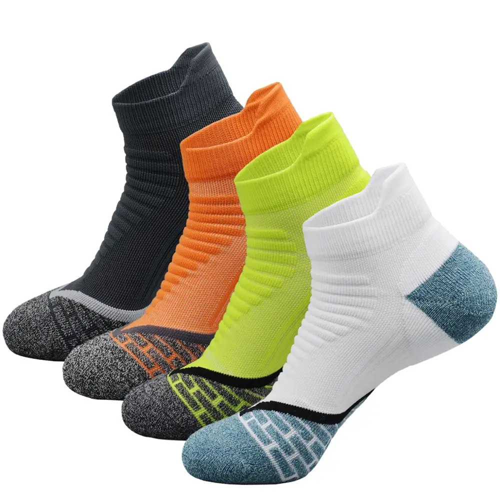 Женские носки до лодыжки с противоскользящей подушкой низкий вырез поддержка