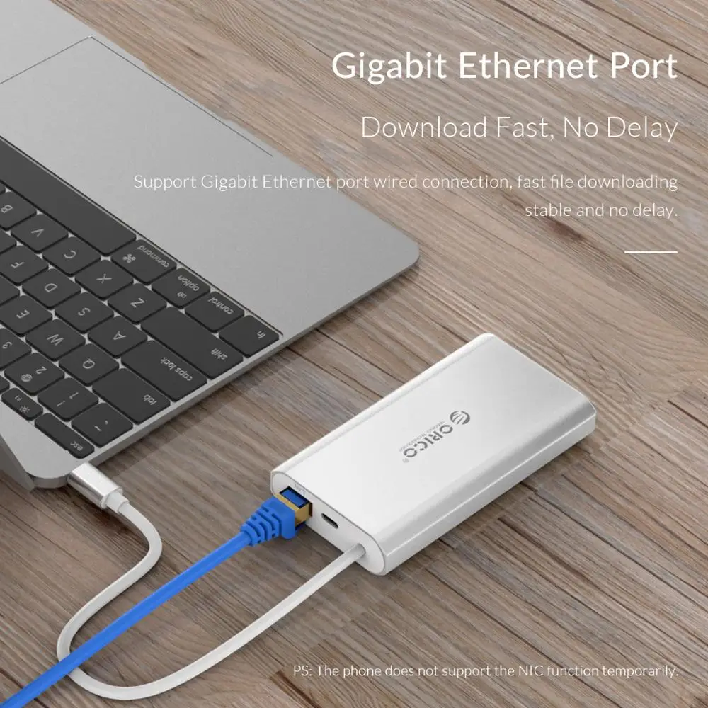 ORICO USB C концентратор типа к 3 0 HDMI-совместимый VGA RJ45 Кардер ридер OTG адаптер