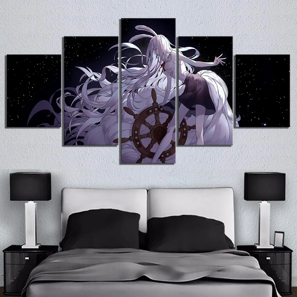 

5 Piece HD Cartoon Picture Carrot Poster Wall Sticker Artwork Wall Art Canvas Paintings for Home Decor