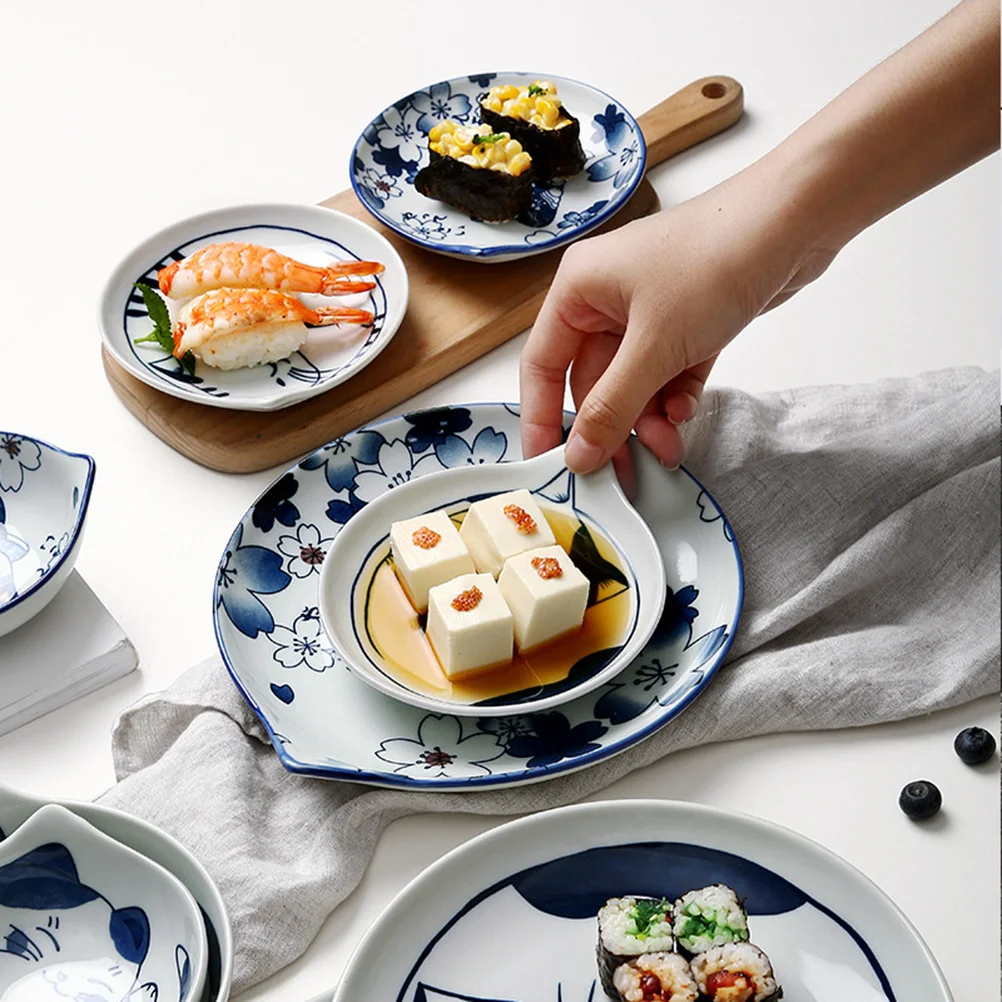 Соусные блюда из 3 предметов креативные милые керамические чаши для приправ