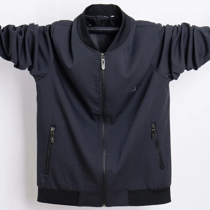 Весенняя мужская повседневная бейсбольная куртка с воротником модная