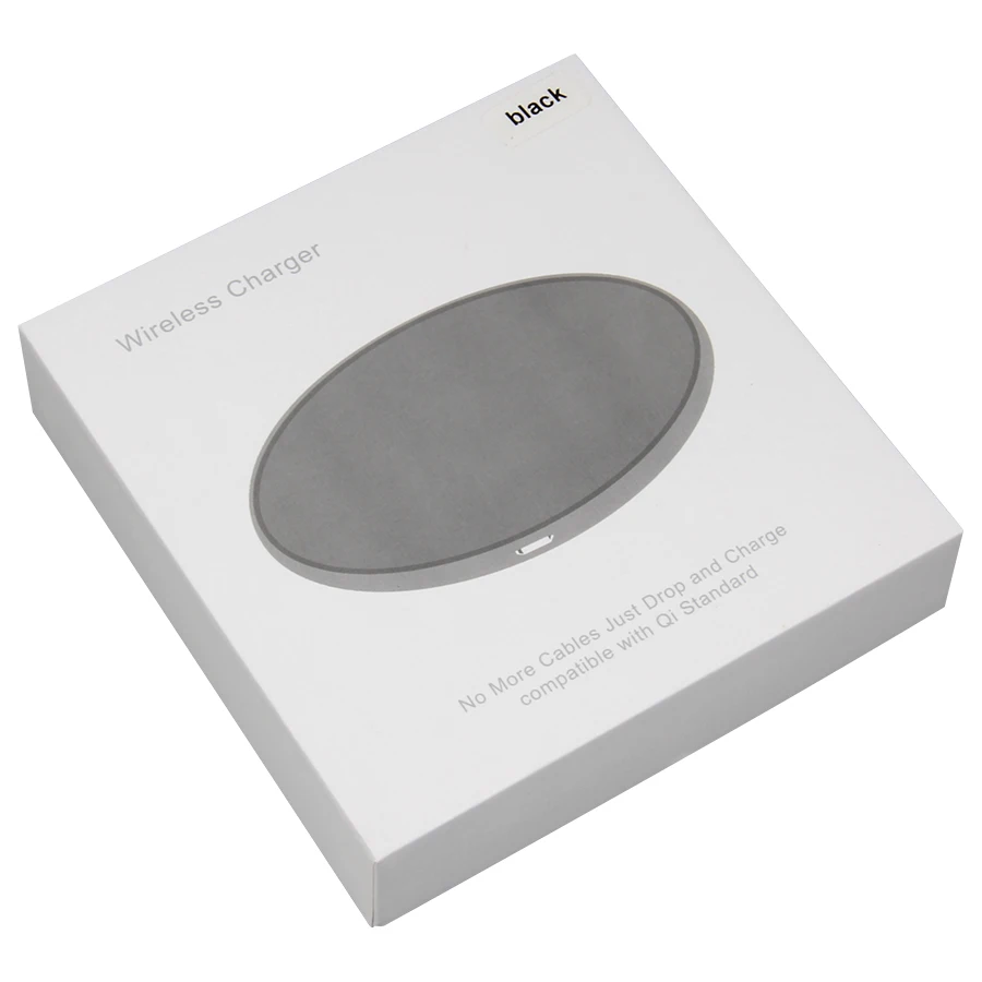 Беспроводное зарядное устройство для быстрой зарядки адаптер iPhone X 7 8 Plus Samsung Xiaomi