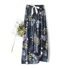 2020 NEW Summer Sleep Bottoms Thin Female Homewear Pants Floral Print Pajamas Pants Wide-Leg Comfortable Elastic Pyjamas Pants