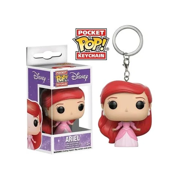 Новый Funko Pop Disney костюмированной вечеринки Принцесса Ариэль Карманный Брелок для
