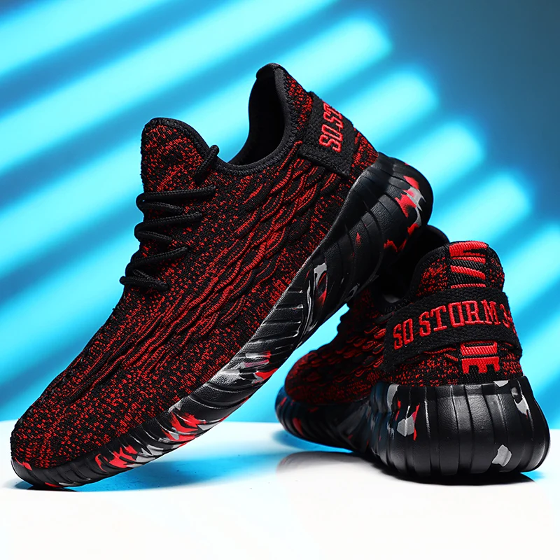 

Fashion Men Sneakers Mesh Casual Shoes Lace-up Men Shoes Lightweight Outdoor Walking Shoes Zapatillas Hombre Large Size