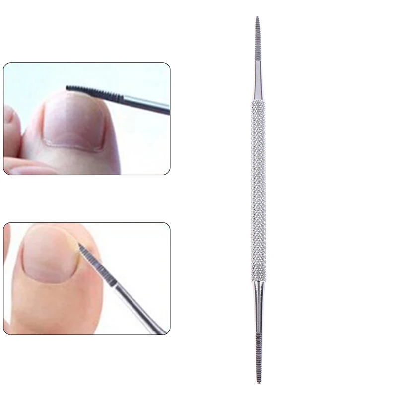 

Toe Nail File Foot Nail Care Hook Ingrown Double Ended Ingrown Toe Correction Lifter File Manicure Pedicure Toenails Clean Tool