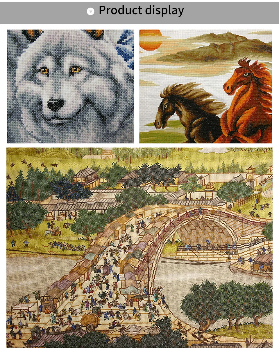 Home life pattern cross stitch 4ct 11ct count print canvas stitching embroidery Chinese cross stitch kit DIY manual needlework 6