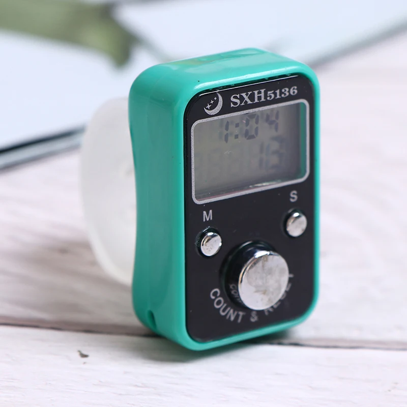 

Mini Finger Rows Counter LCD Electronic Digital Tally Counter Manual Counter Random Color New