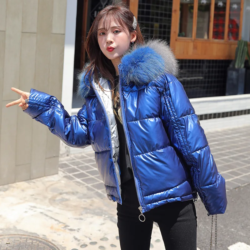 

Women Winter Jacket With Fur collar Warm Hooded Female Women new arrival Winter Coat Long Parka Women Outwear Camperas