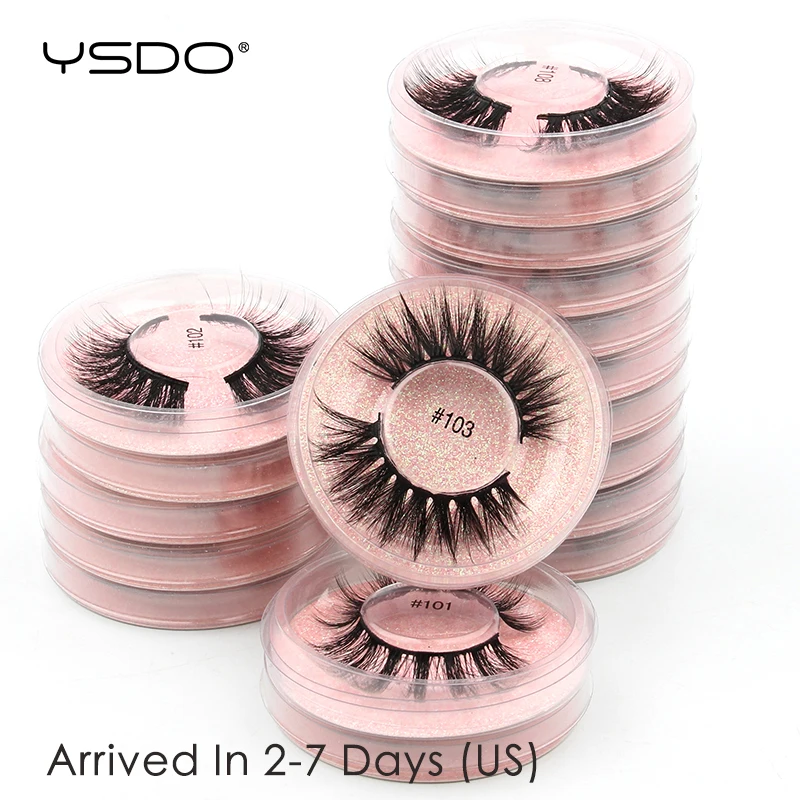 

YSDO lashes wholesale 4/10/20/50/100 pairs 3d mink eyelashes bulk natural false eyelashes set wispy mink lashes volume faux cils