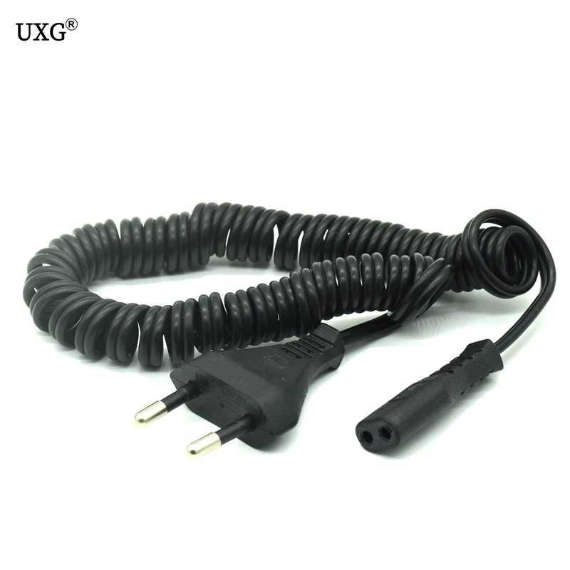 Кабель питания европейского стандарта шнур 8 C7 в Европу 2 шт. пружинный кабель для