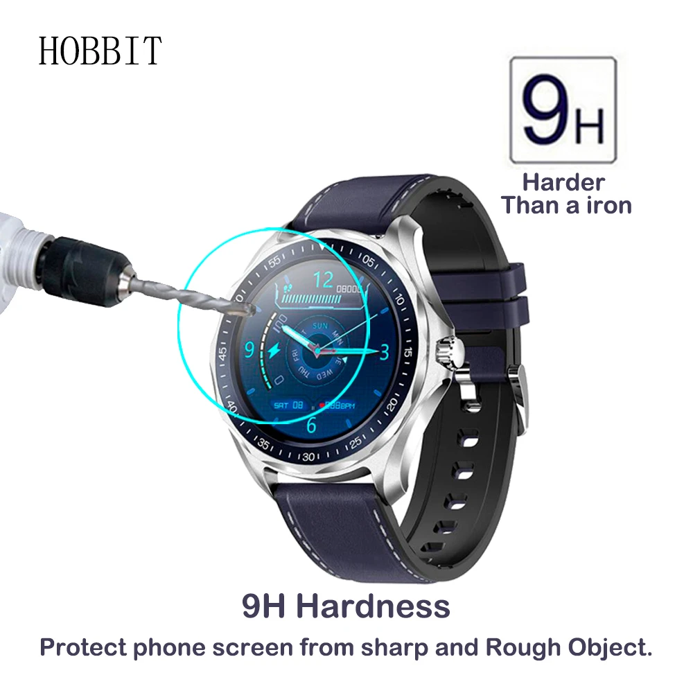 2 шт. 2.5D с уровнем твердости 9H закаленное Стекло для SENBONO S09 плюс S09Plus Смарт-часы