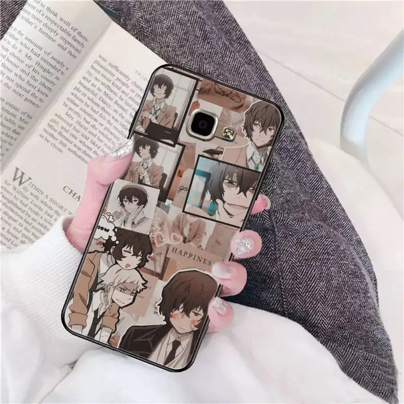 TOPLBPCS Bungo Stray Dogs Twin Dark Osamu Dazai Phone Case for Samsung A51 01 50 71 21S 70 31 40 30 10 20 S E 11 91 A7 A8 2018