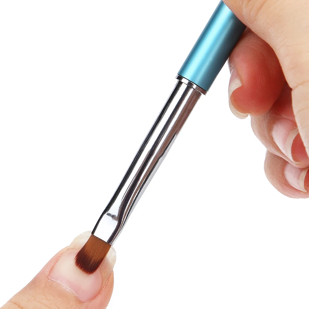 7 видов стилей металлический дизайн ногтей акриловая ручка УФ-гель удлинитель