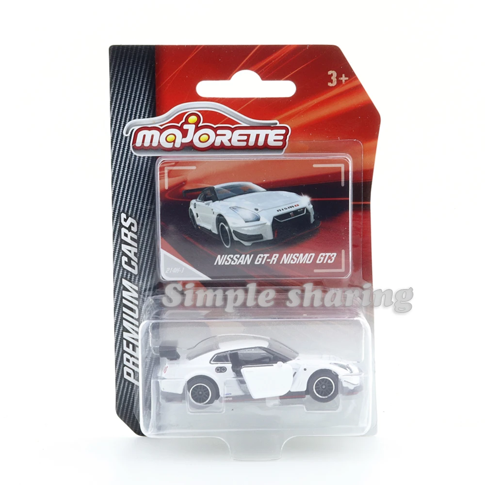 

Majorette 1/64 PREMIUM Series NISSAN GT-R NISMO Car Hot Pop Kids Toys Motor Vehicle Diecast Metal Model