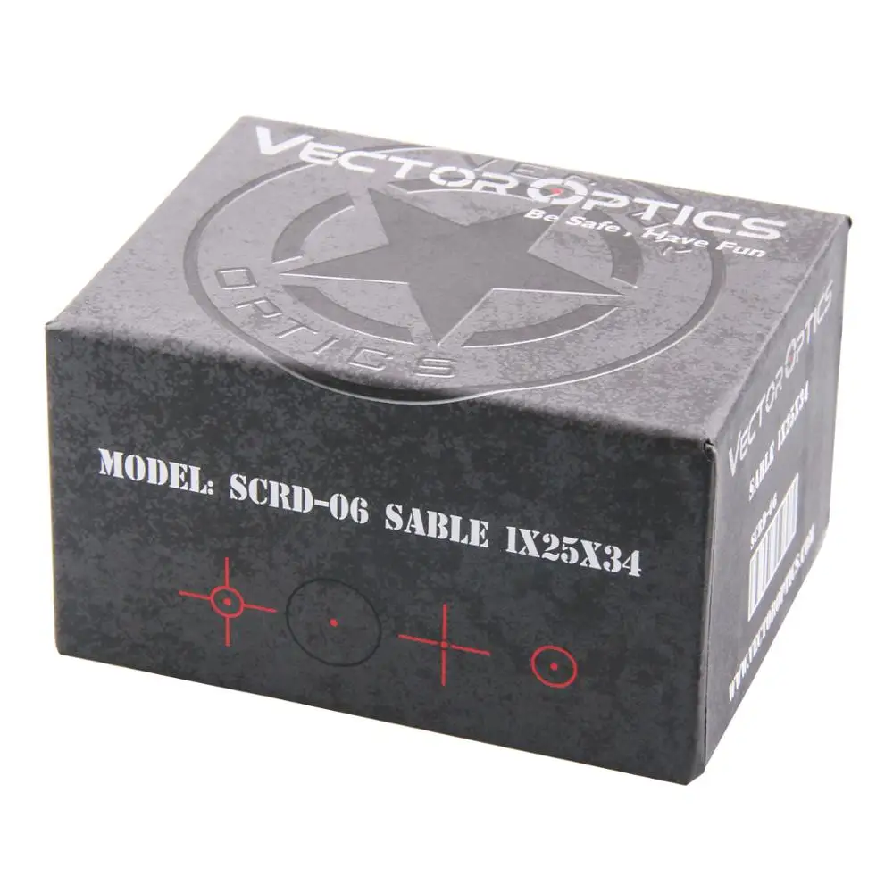 Прицел Vector Optics Соболь 1x25x34 тактический с 4 креплениями | Спорт и развлечения